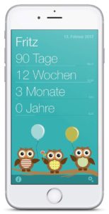 App: Baby-Wochen auf dem iPhone zeigt Dir das Alter Deines Babys an